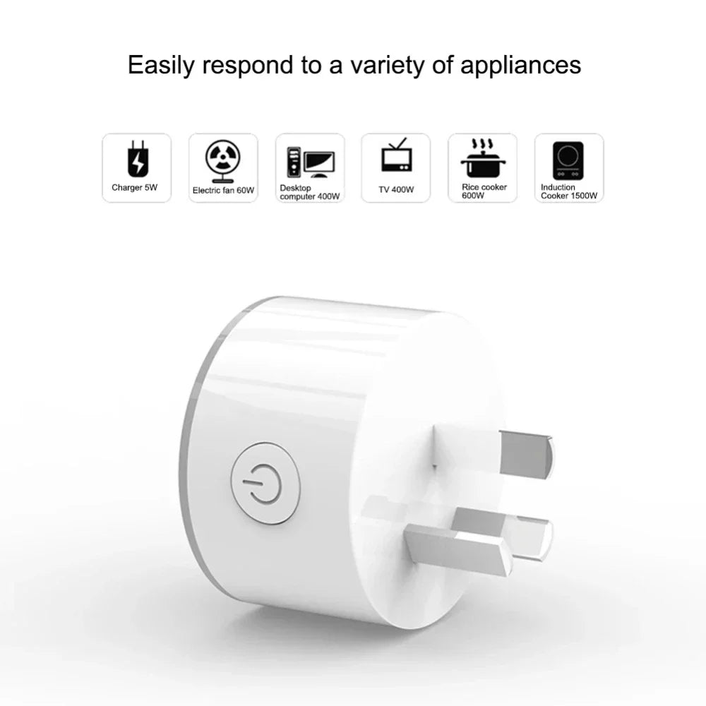 LED Light Smart Wi-Fi Power Plug Adapter