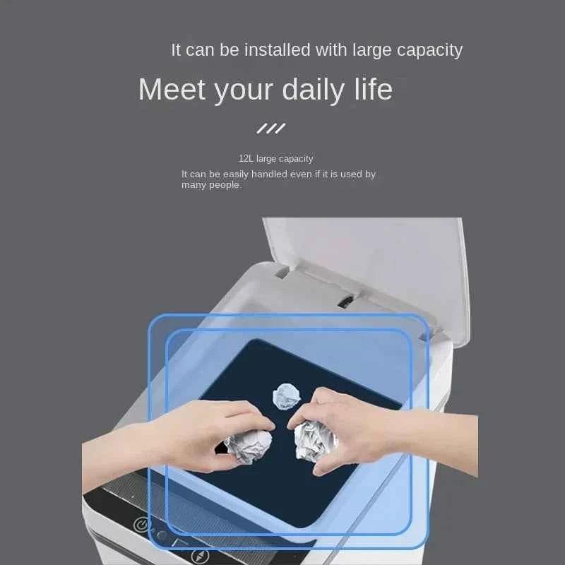 XIAOMI Smart Trash Can Automatic Sensor Garbage Can For Bathroom Kitchen Garbage Cube Living Room Recycle Bins