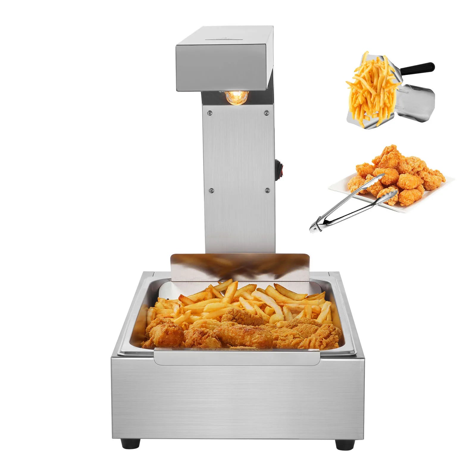 Electric Heating Lamp French Fry Countertop