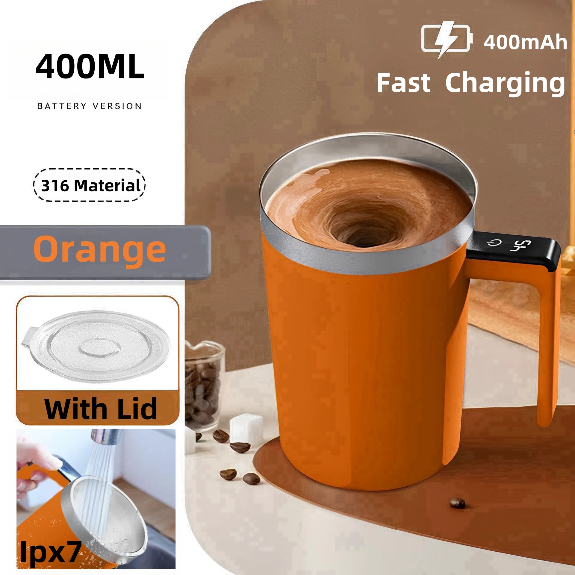 USB Rechargeable Automatic Coffee Mug