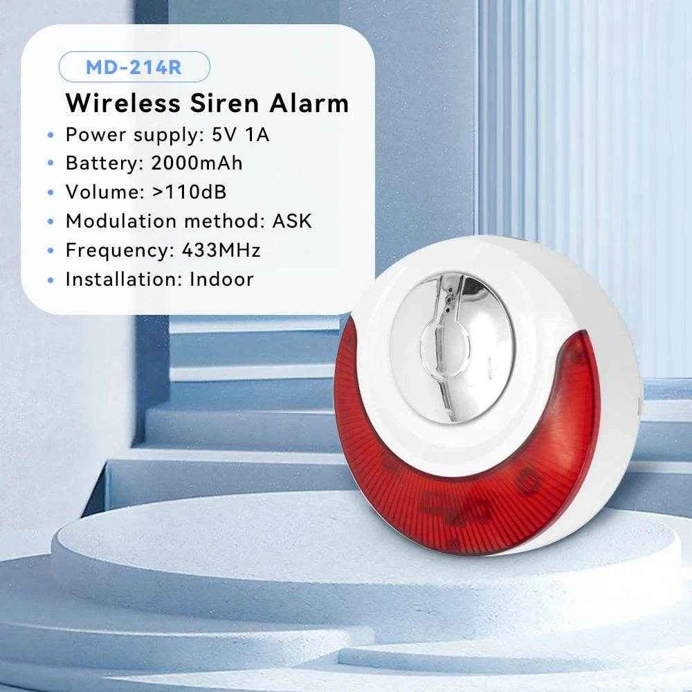 Focus 110dB Wireless Siren Alarm