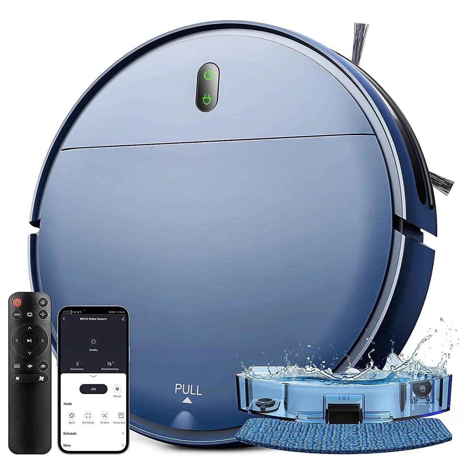 GOOVI BR151 Robot Vacuum – 6000Pa Suction, 3-in-1, Wifi Smart