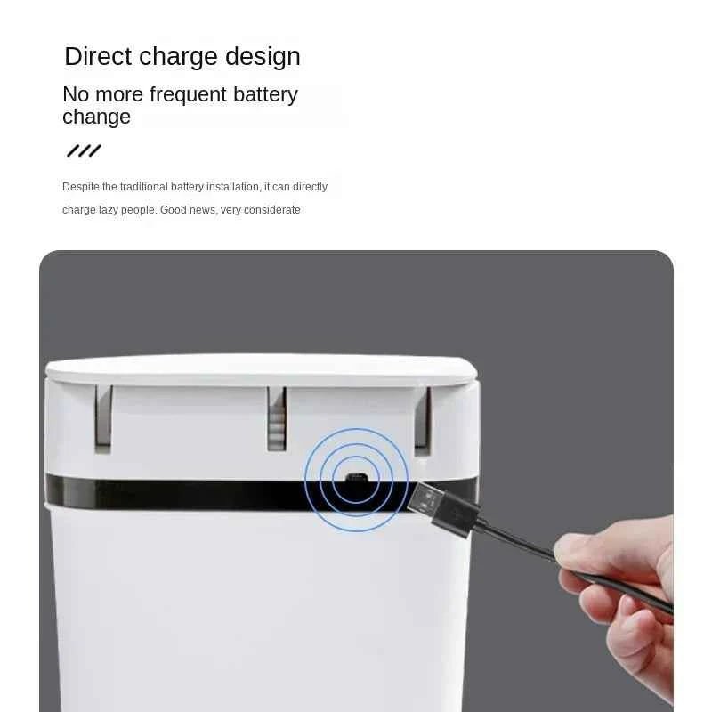 XIAOMI Smart Trash Can Automatic Sensor Garbage Can For Bathroom Kitchen Garbage Cube Living Room Recycle Bins