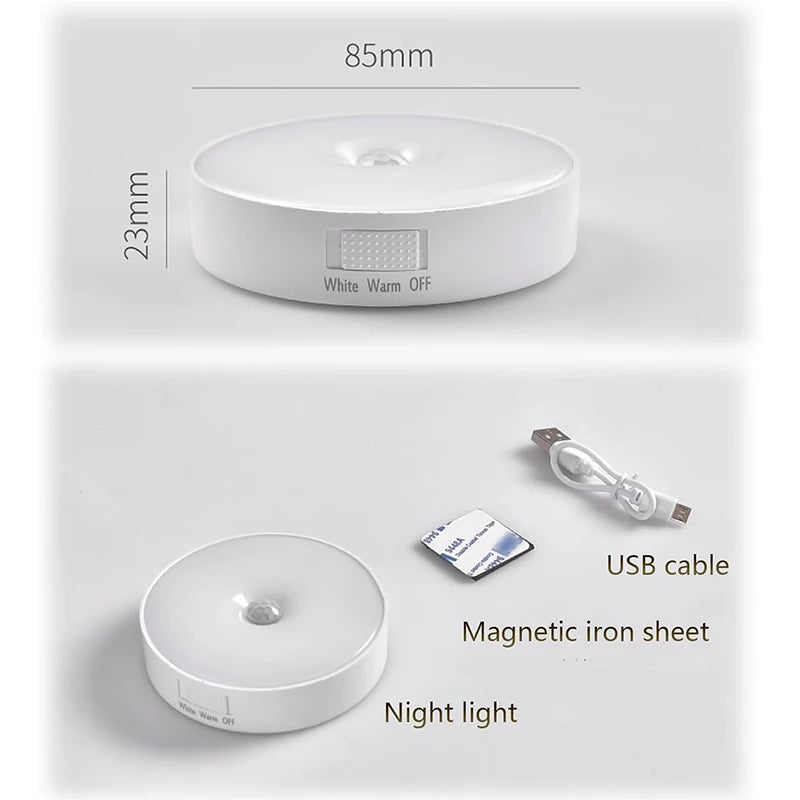 Magnetic Bedroom Motion Sensor Light