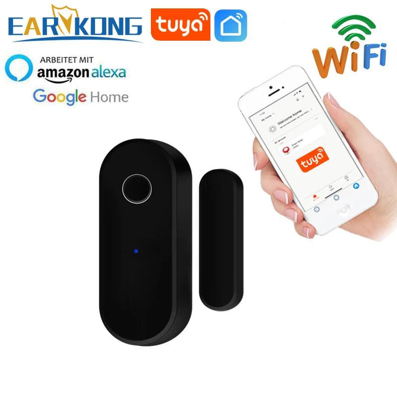 Smart Wi-Fi Door Sensor Open Close Detector