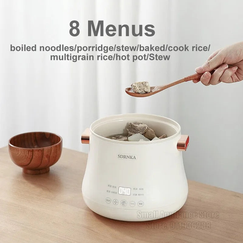 1.6L Portable Ceramic Nonstick Electric Cooker