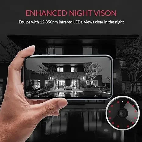 360° Detection Wireless Night Vision Camera