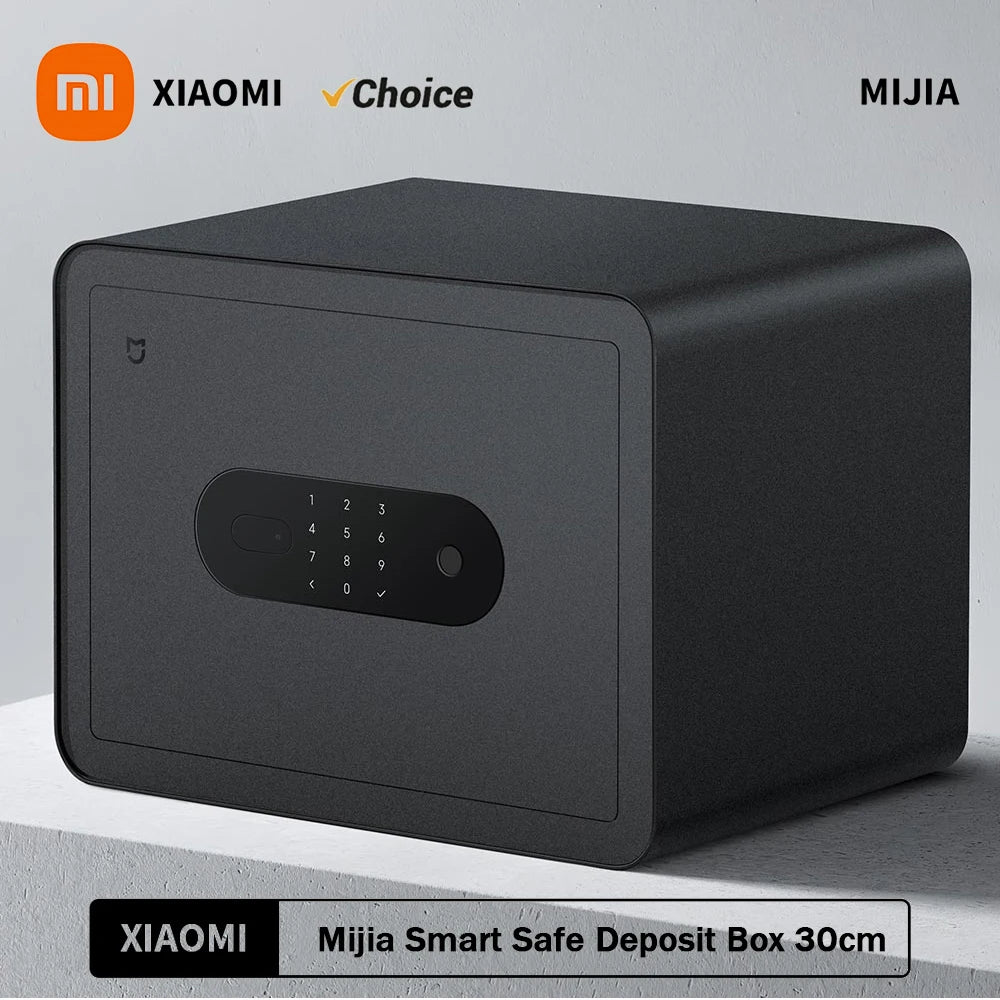 2025 Xiaomi Mijia Smart Safe Deposit Box with Fingerprint Unlock & Vibration Warning - Novara®