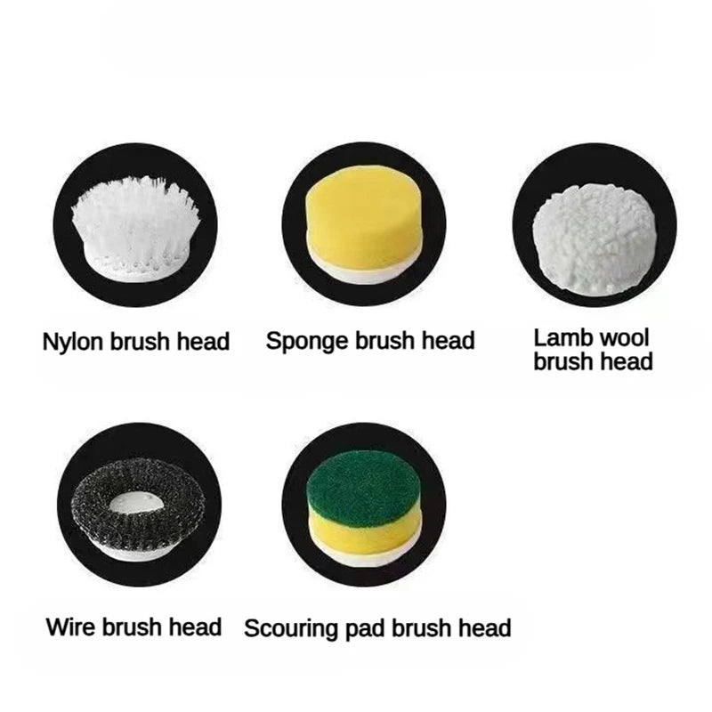 Electric Replaceable Spin Scrubber Brush