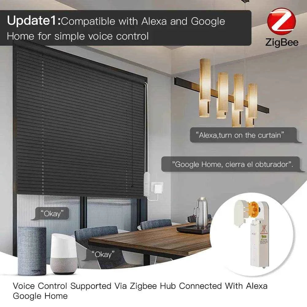 ZigBee Smart Motorized Roller Blinds