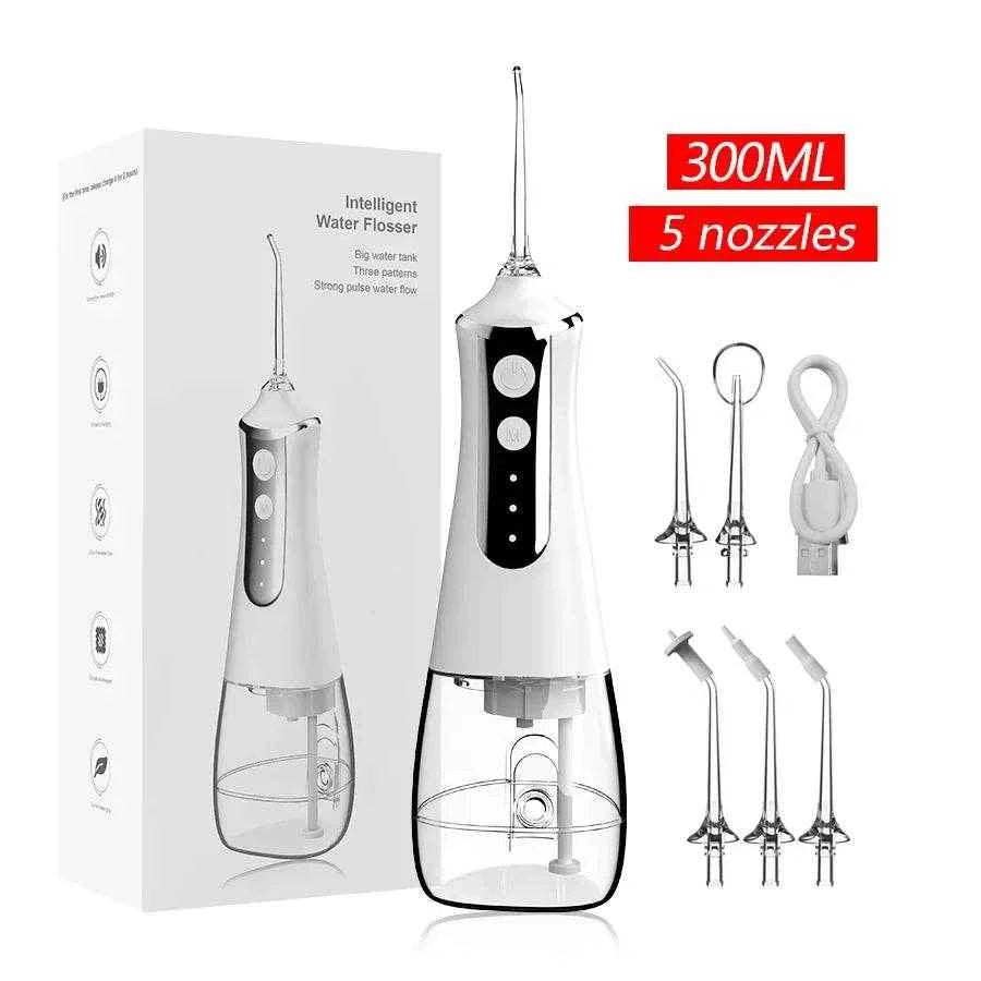 Xiaomi USB Rechargeable Dental Water Flosser with 5 Nozzles & 3 Modes