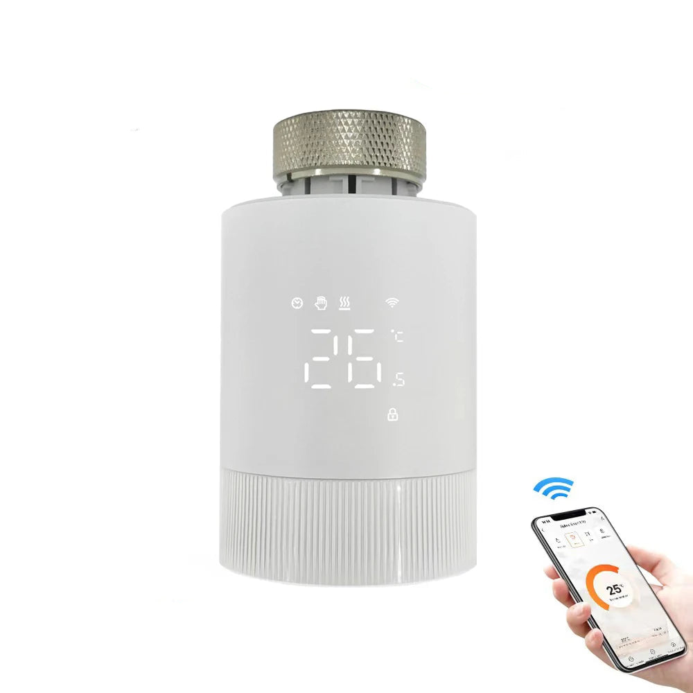 Smart Home Wi-Fi Thermostatic Radiator Valve Head