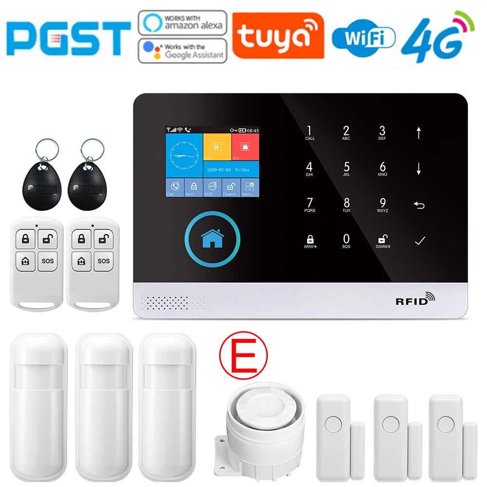 4G Home Wi-Fi Intelligent Alarm System