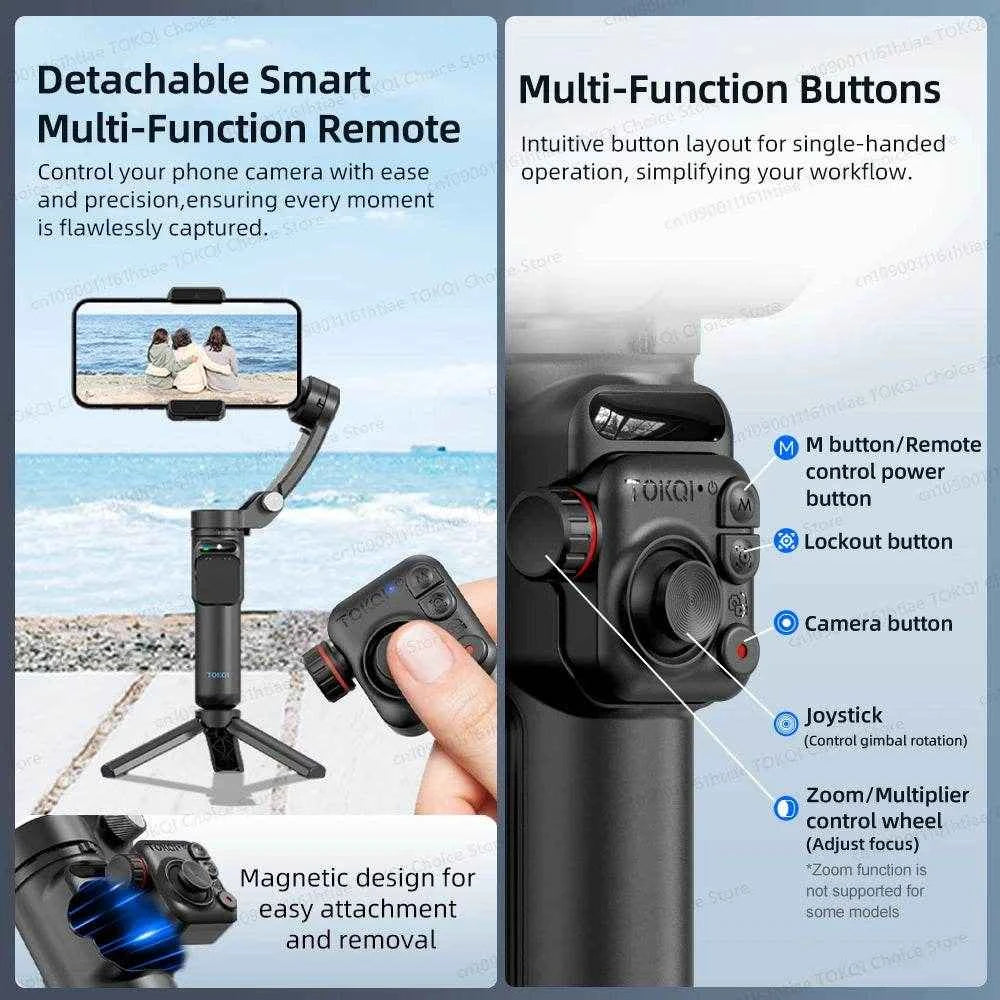 3-Axis Gimbal Phone Stabilizer