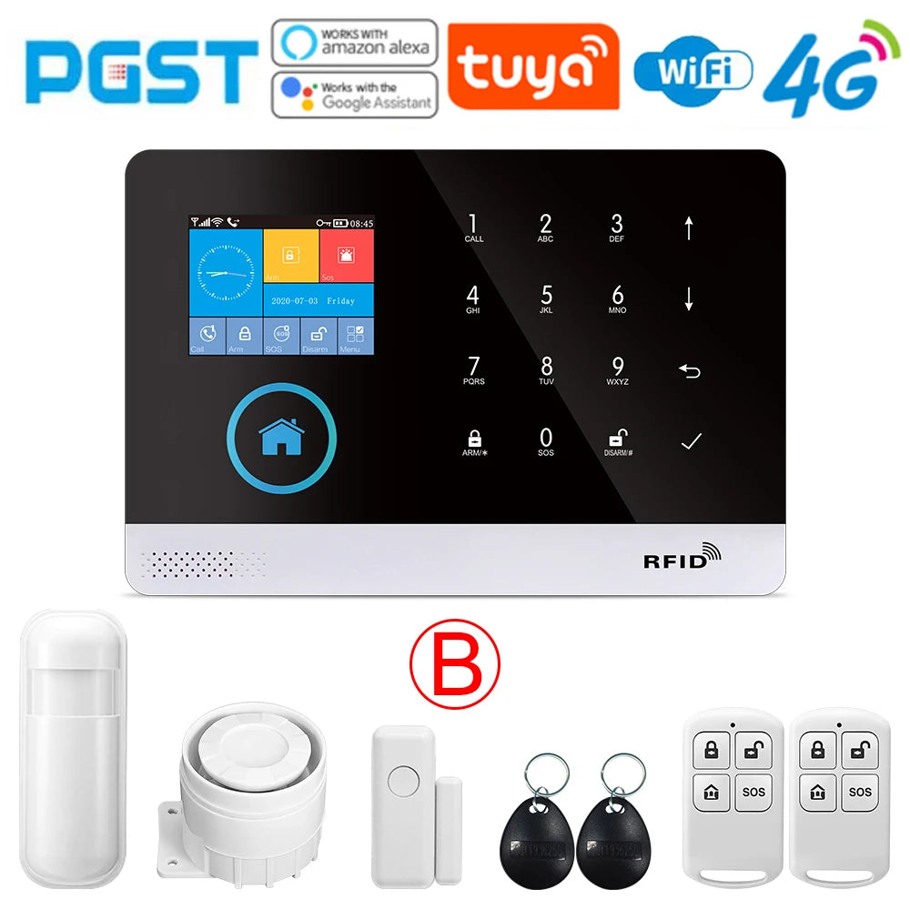 4G Home Wi-Fi Intelligent Alarm System