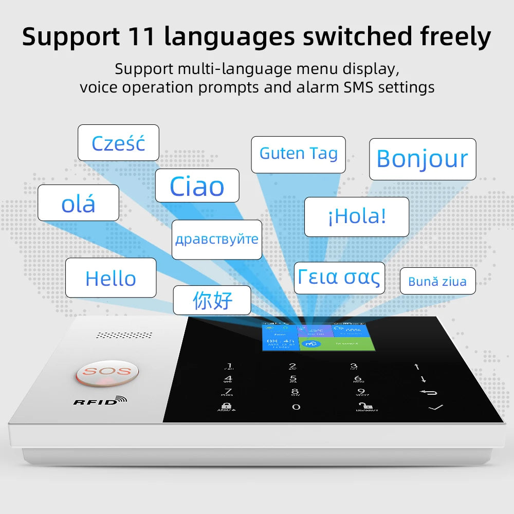 App Control Smart Wi-Fi Alarm System