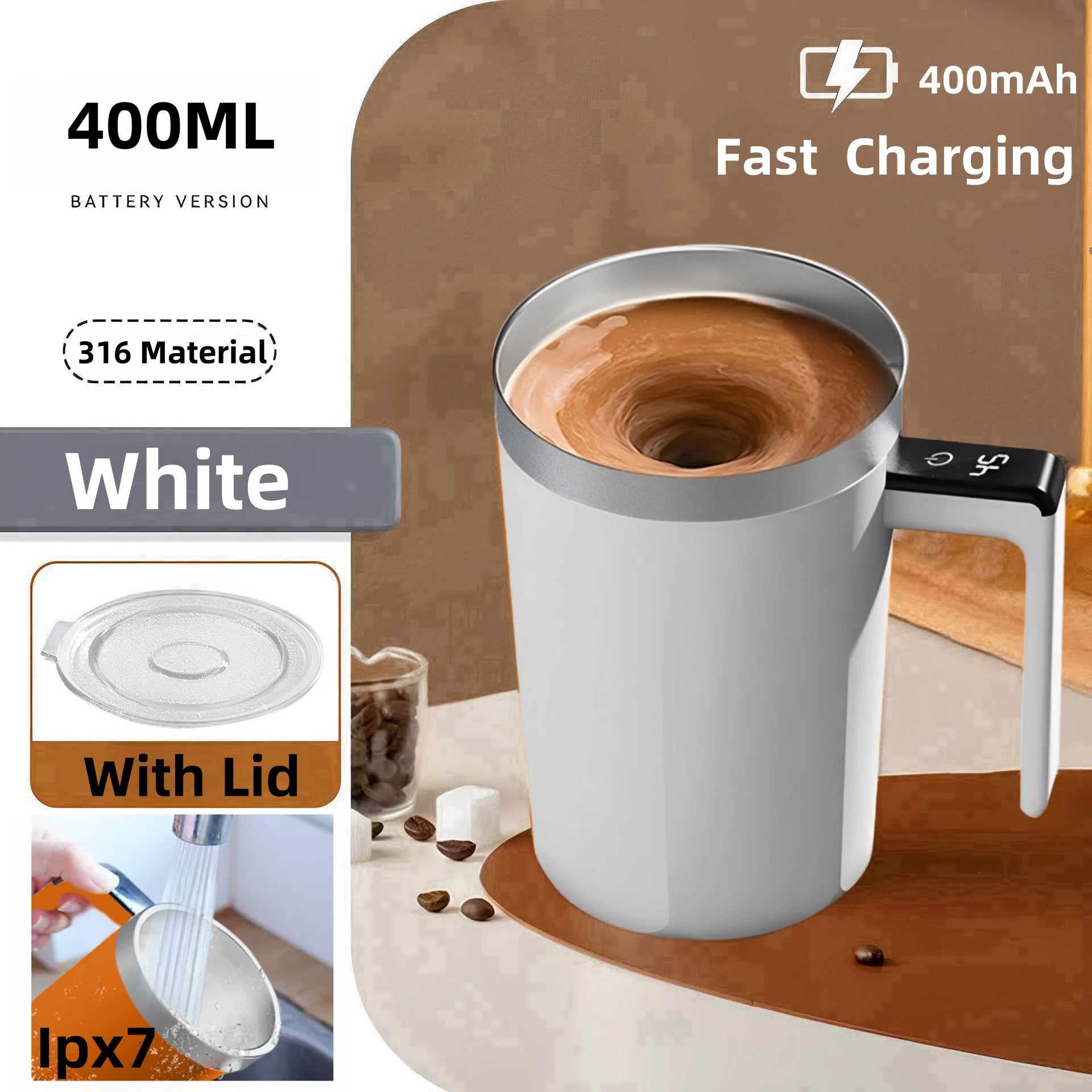 USB Rechargeable Automatic Coffee Mug