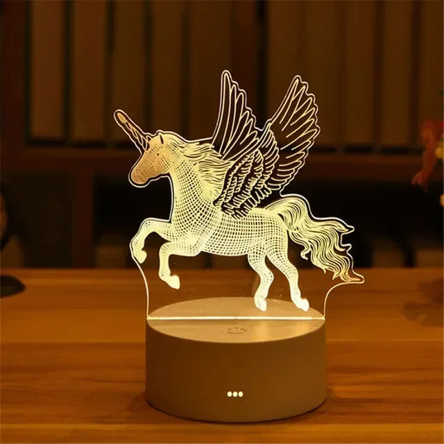 3D Romantic Love Decoration LED Lamp