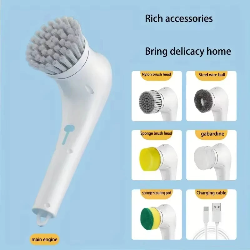 5-in-1 Electric Cleaning Brush