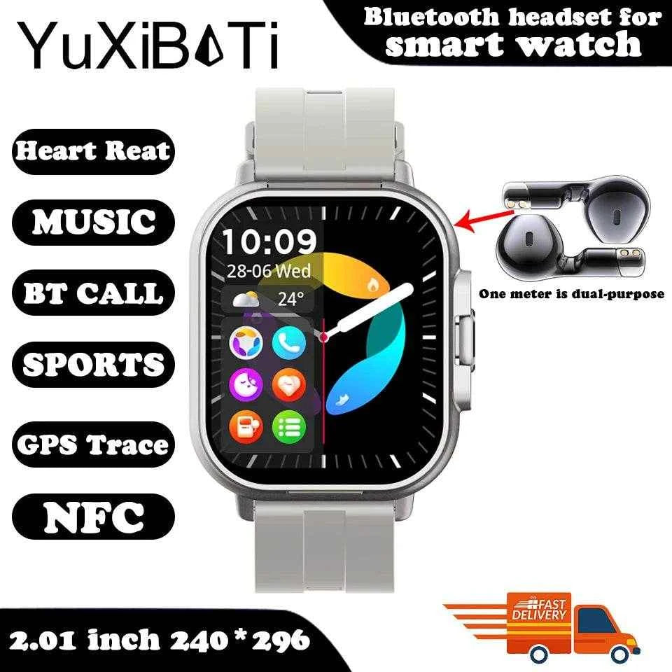 TWS 2-in-1 Smart Watch with Bluetooth