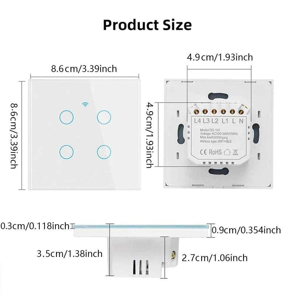 WiFi Smart Touch Light Switch