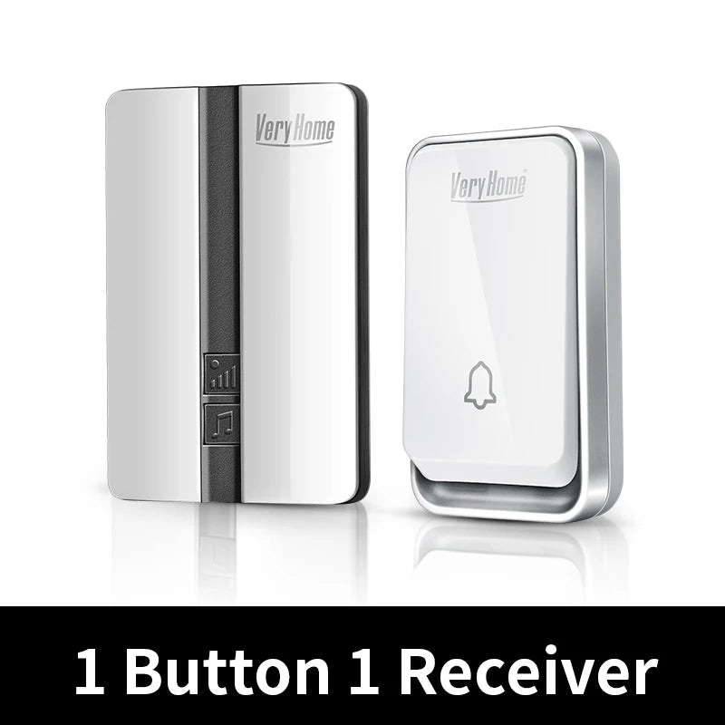 Wireless Waterproof Self-Powered Button Smart Doorbell