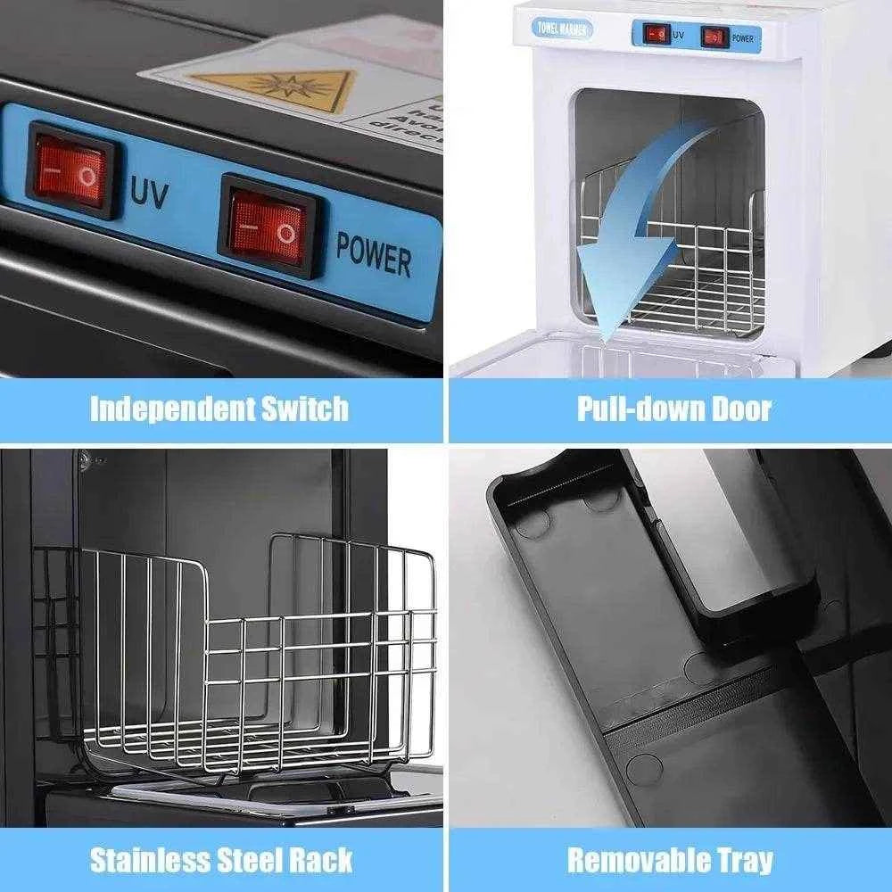 UV Hot Towel Warmer Cabinet 5L for Spa & Salon with Fast Heating