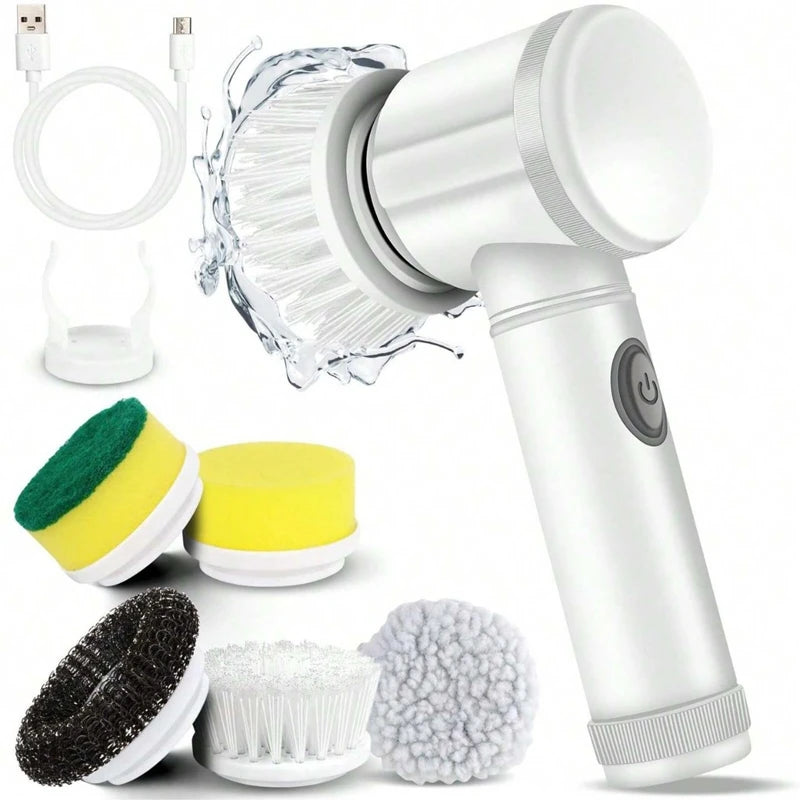 Electric Replaceable Spin Scrubber Brush