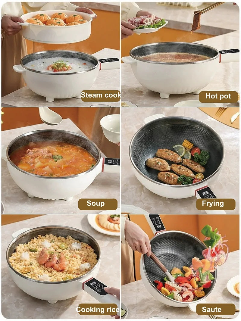 Smart Electric Non-stick Frying Pot