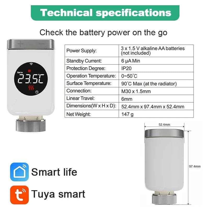 Tuya Smart Radiator Valve