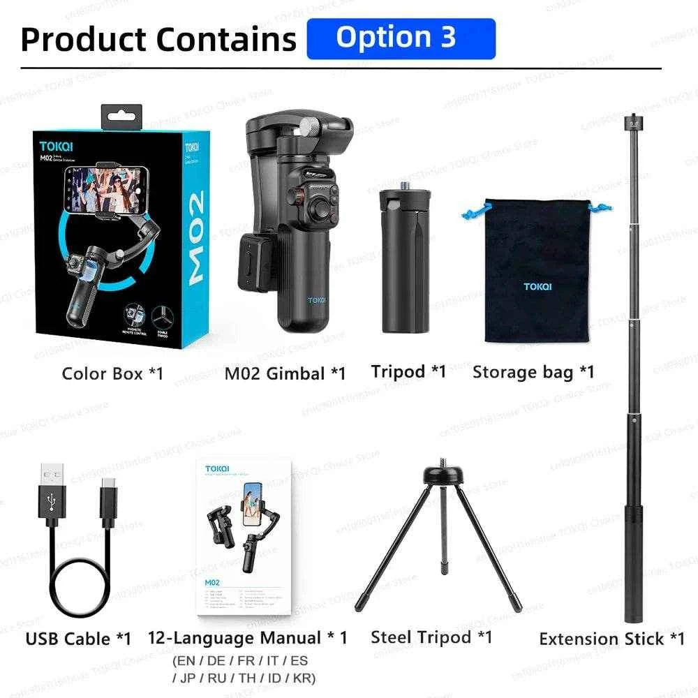 3-Axis Gimbal Phone Stabilizer