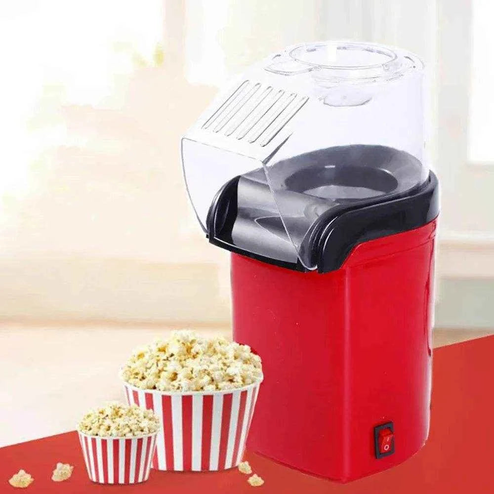 Fully Automatic Popcorn Machine – 110V/220V Mini Electric Popcorn Maker for Home Kitchen