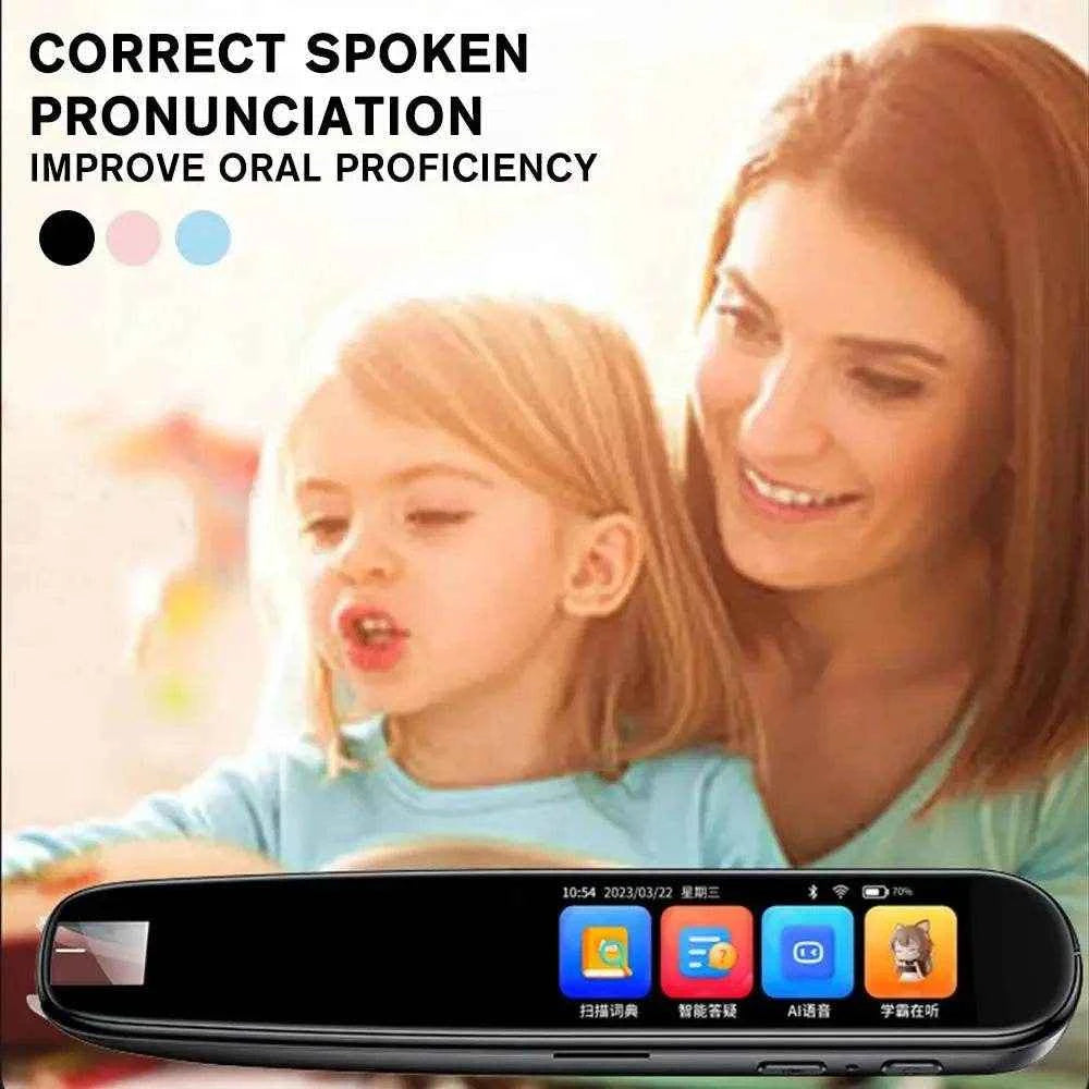 Smart AI Scan Reader Voice Translator Pen – 112 Languages, Portable, WIFI, for Dyslexia & Autism