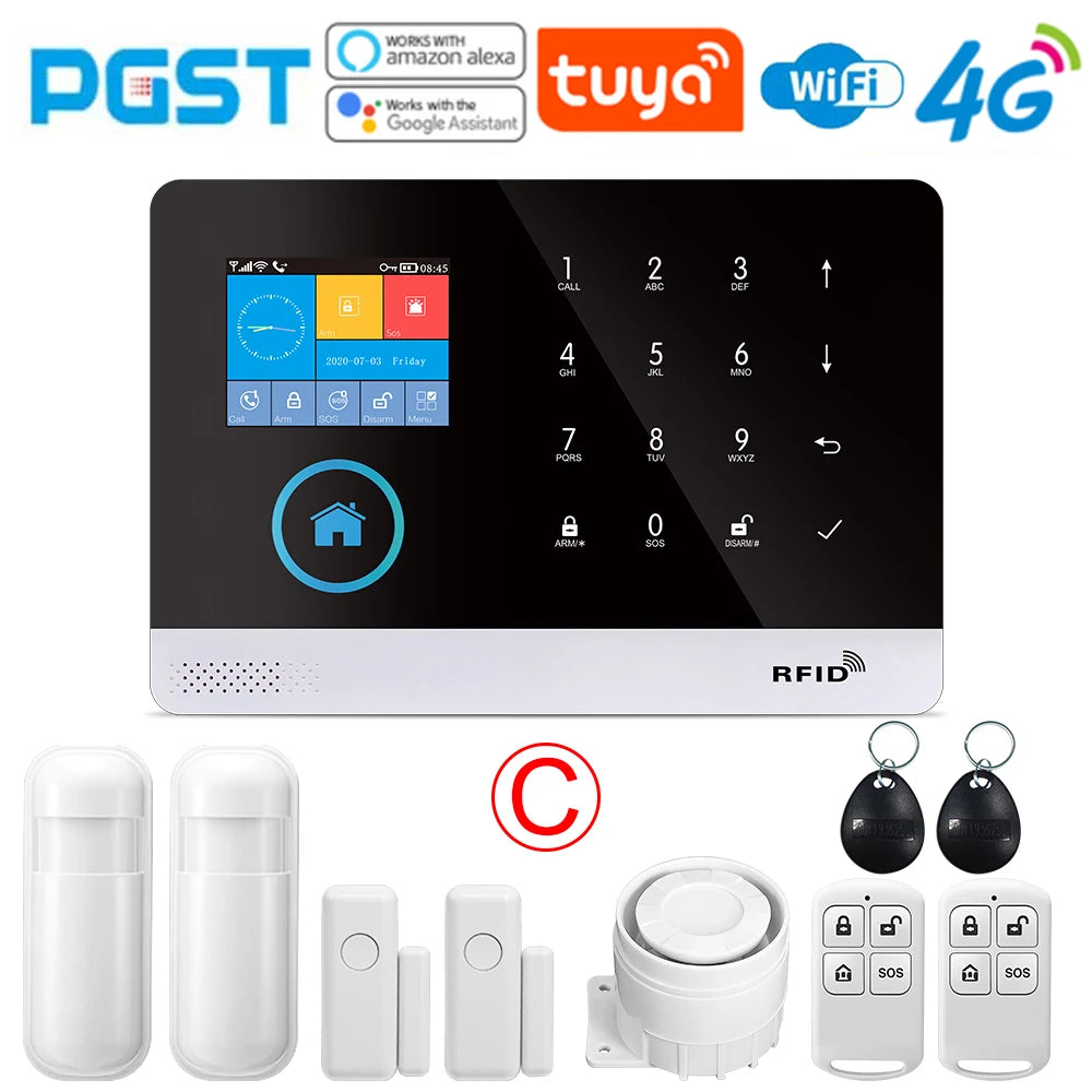 4G Home Wi-Fi Intelligent Alarm System