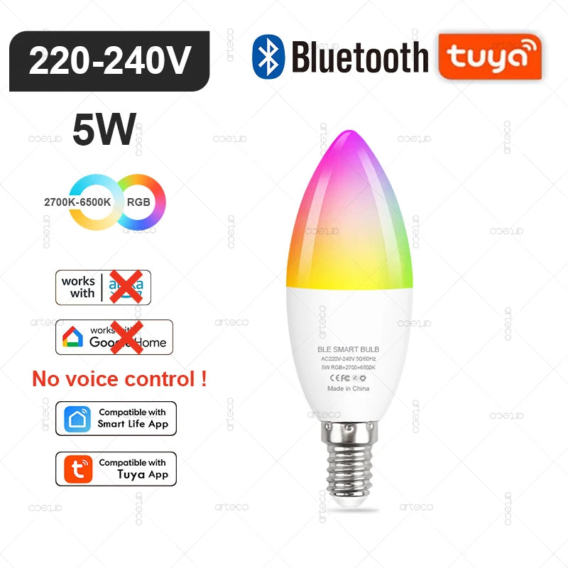 Dimmable Smart Bluetooth LED Light Bulb