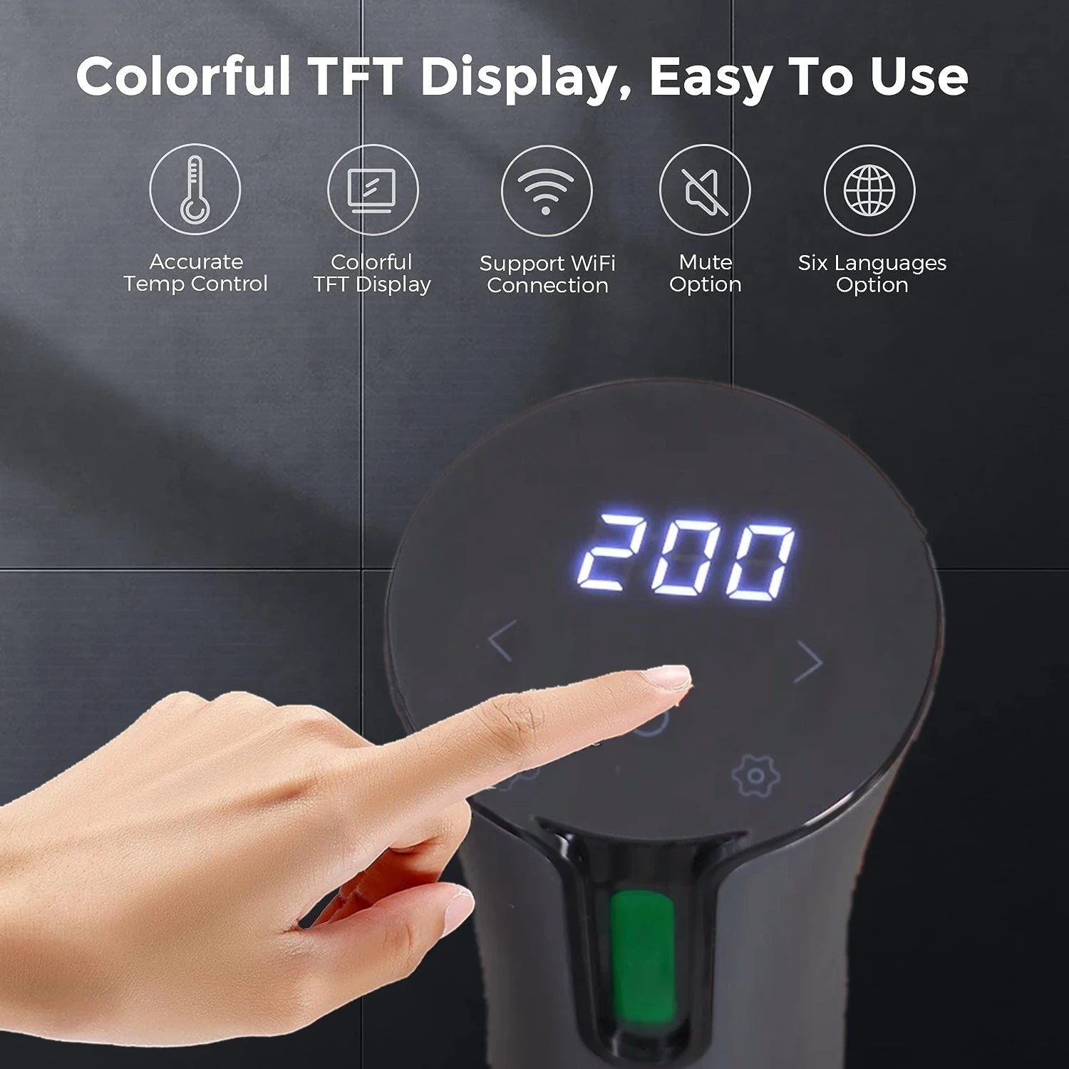 Kitchen Smart LCD Touch Vide Machine