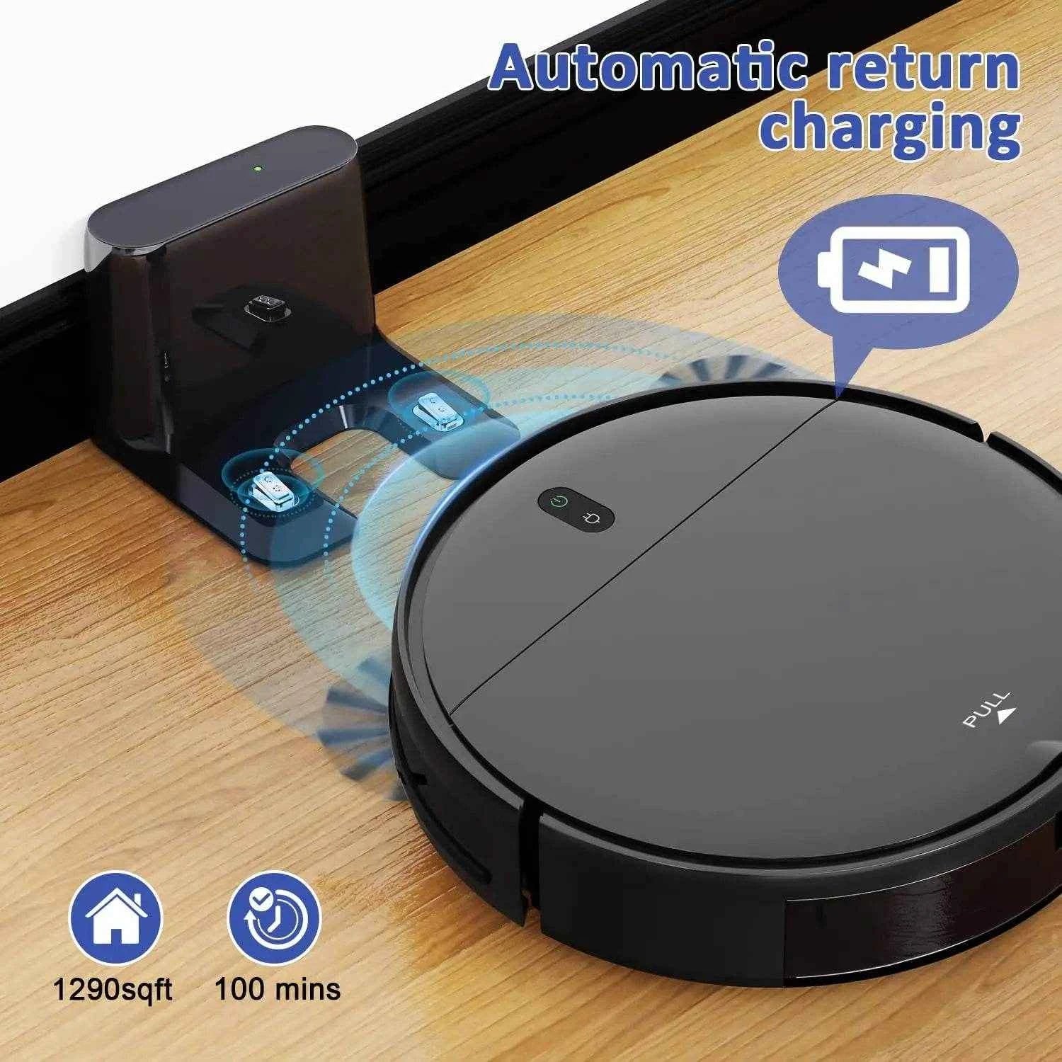 GOOVI BR151 Robot Vacuum – 6000Pa Suction, 3-in-1, Wifi Smart