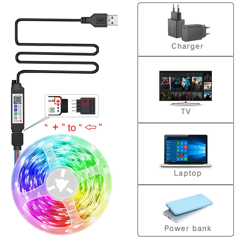 APP Control RGB LED Strip Light