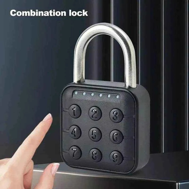 Digital 6-Digit Combination Electronic Padlock for Doors, Lockers, Toolboxes, Luggage – Indoor & Outdoo