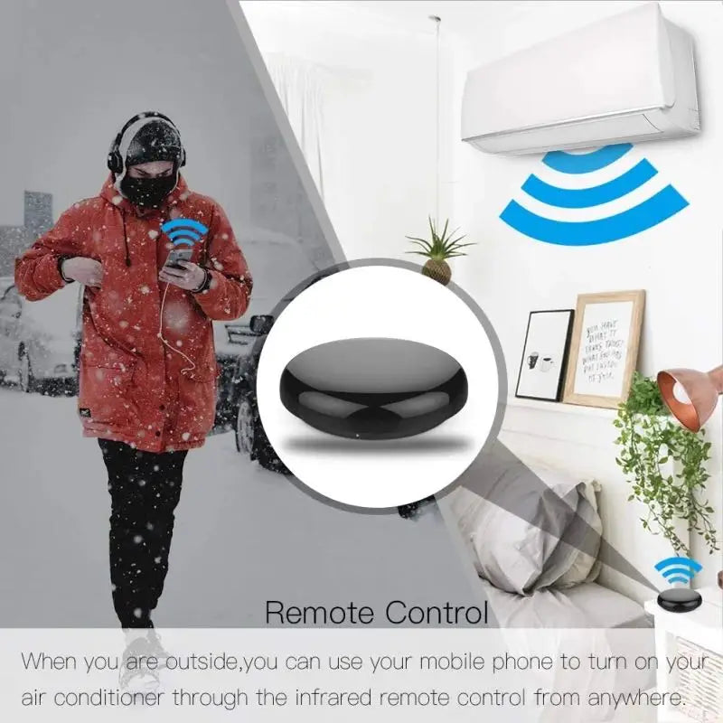 Tuya Universal WiFi IR RF Bluetooth Remote Control for Smart Life APP, Alexa & Google Home Voice Control - Novara®