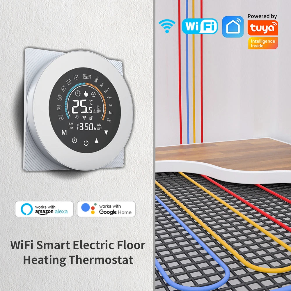 Electric Wi-Fi Thermostat Floor Water Boiler