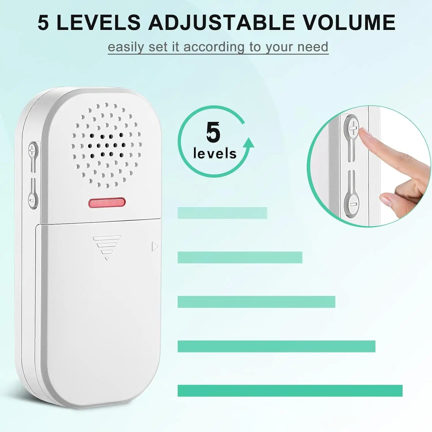 Safety Wireless Adjustable Volume Loud Door Alarm