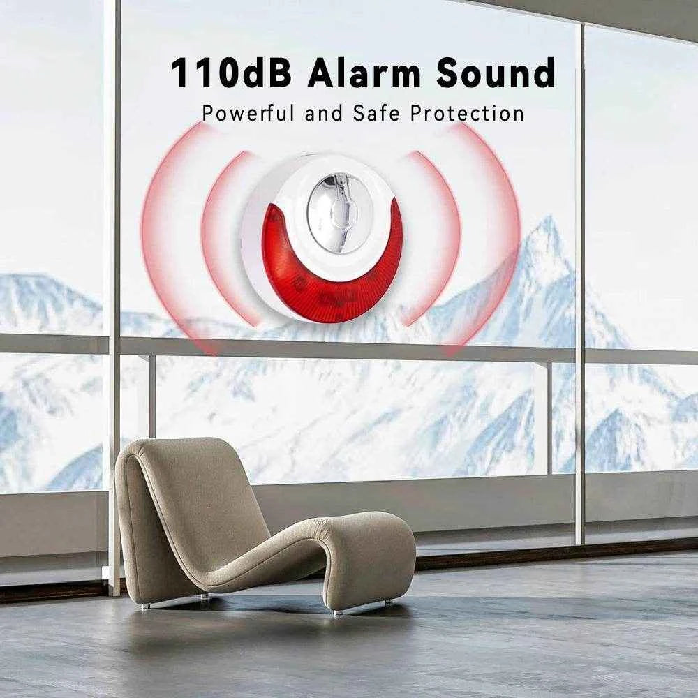 Focus 110dB Wireless Siren Alarm