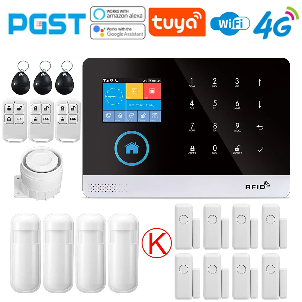 4G Home Wi-Fi Intelligent Alarm System