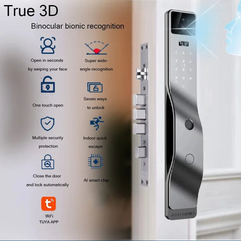 Smart 3D Face Recognition Door Lock