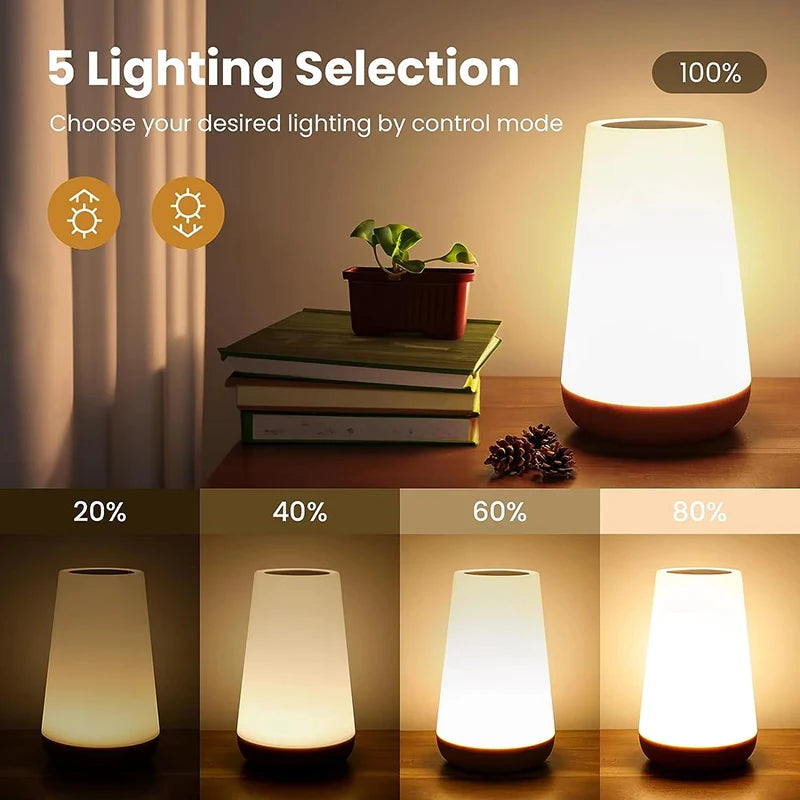 Color Changing Touch Rechargeable Lamp