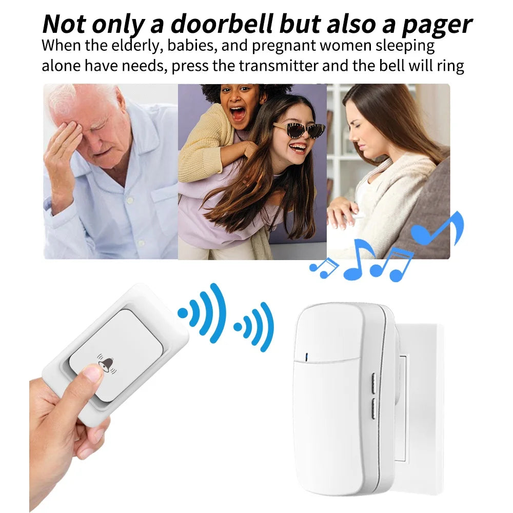 Remote Control Outdoor Wireless Door Bell