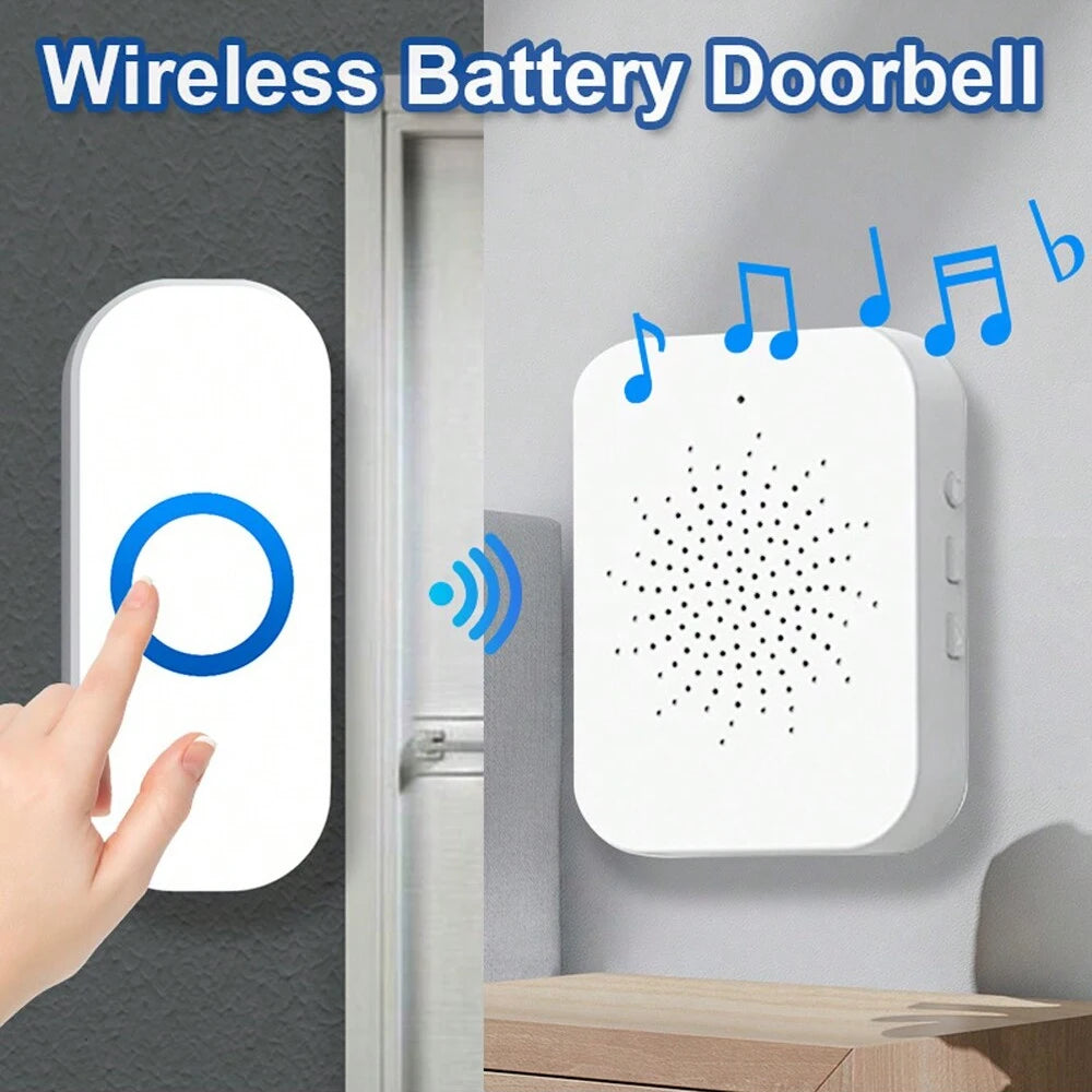 Easy Alarm Wireless USB Waterproof Door Bell