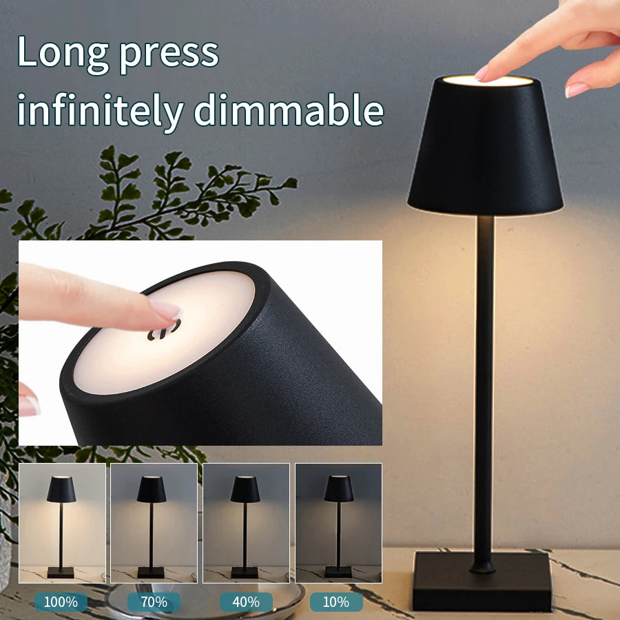 Touch Switch Rechargeable LED Table Lamp