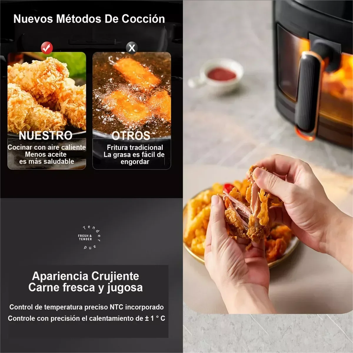 Smart LED Touch Air Fryer